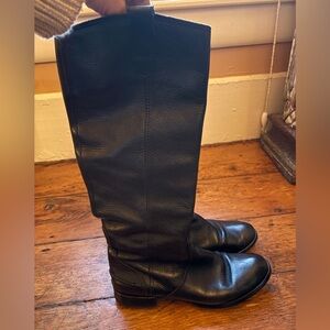 Madewell Black Riding Boots Made In Italy